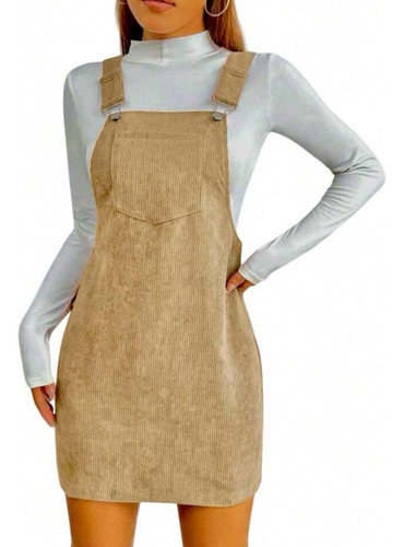 Overol Pana Unicolor Casual Camel G