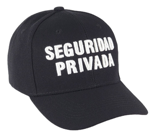 Gorra Seguridad Privada Bordado 3d.