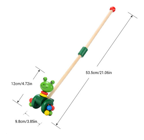 Caminador De Madera Para Bebés, Juguete De Empujar Y Tirar P