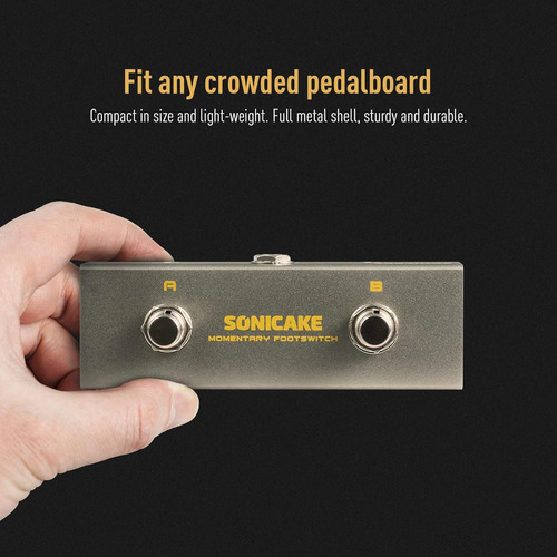 Pedal Sonicake Dual Footswitch Para Guitarra Pedal De Efe...