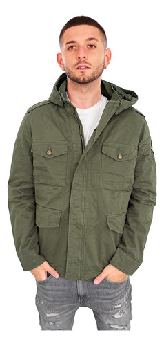 Customs Ba Camperas Hombre Parka Campera Gabardina Liviana