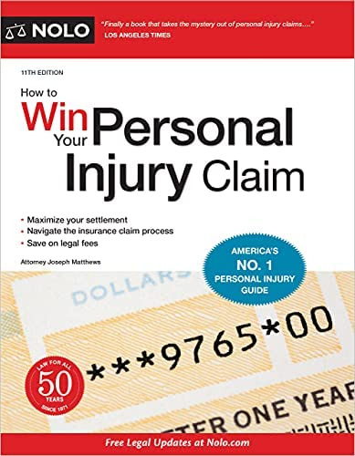 How To Win Your Personal Injury Claim, De Matthews Attorney, Joseph. Editorial Nolo, Tapa Blanda En Inglés