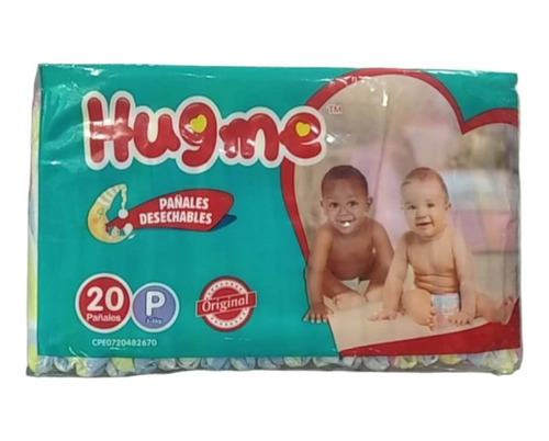 Pañales Desechables Hugme Talla P Bulto 100 