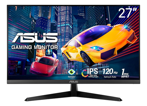 Monitor Asus Vy279hgr 27 Fhd 1080p Ips 120hz 1ms Color Negro