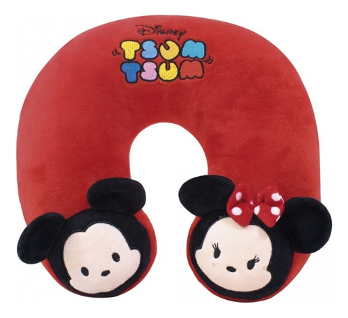 Pescoceira Disney Mickey & Minnie Tsum Tsum 28x28 Cm