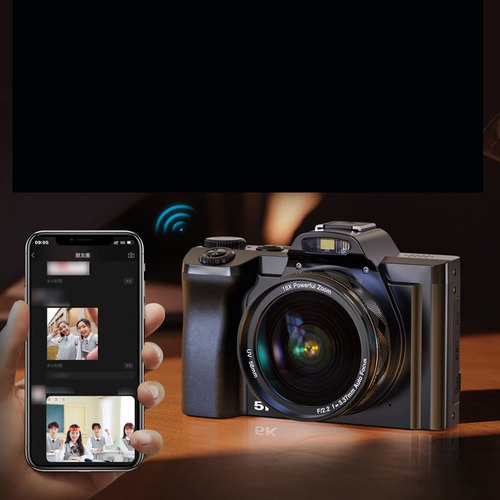 5k Videocámara Cámara De Vídeo Wi-fi Cámara Digital Pantalla