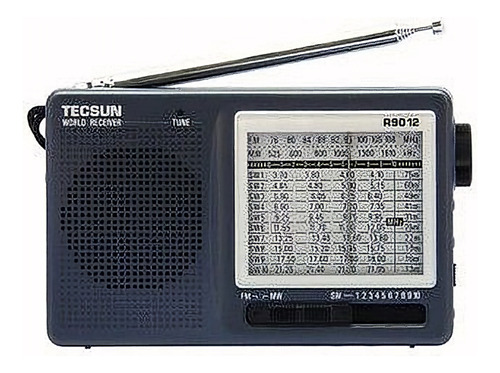 Tecsun R9012 Radio Fm / Am / Sw Alta Sensibilidad Portátil C