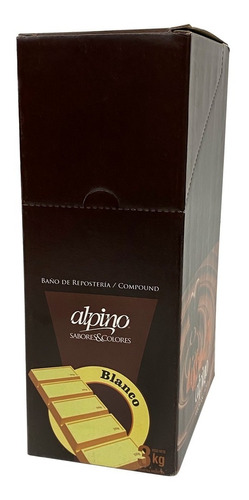 Chocolate Alpino Lodiser X 3 Kg Ciudad Cotillón Repostería Z