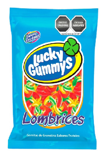 Gomitas Lucky Gummys Lombrices Bolsita De 96 Grs