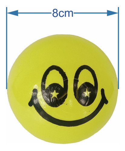 10 Pelotas De Plastico Para Alberca Con Estampado Sonrisa
