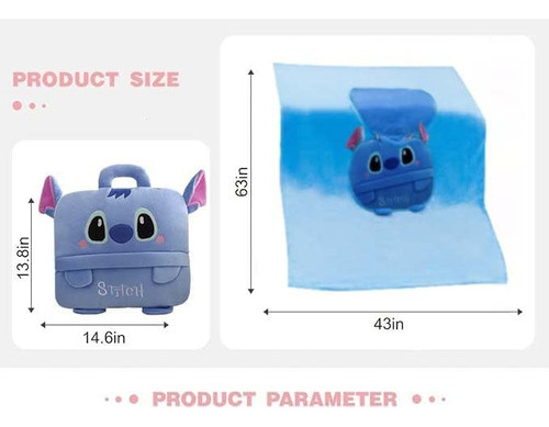 Almohada Manta De Viaje 3 En 1 Para Niños De 0-1 Suave