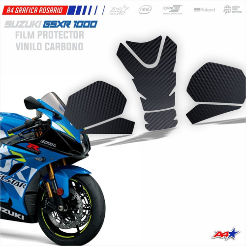 Film Protector Tanque Suzuki Gsxr 1000 (2017-2021) 3 Piezas