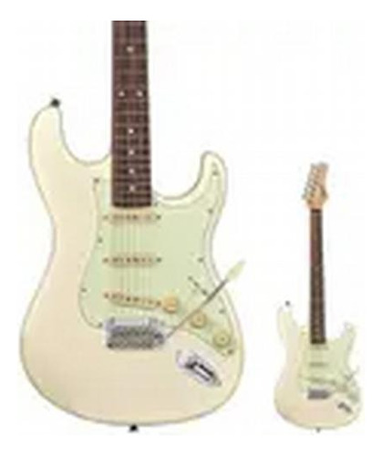 Guitarra Tagima Strato T-635 Classic Wv Branca Escala Escura