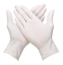 Comprar Guantes descartables SQL Para examinación color blanco talle L de látex con polvo x 100 unidades
