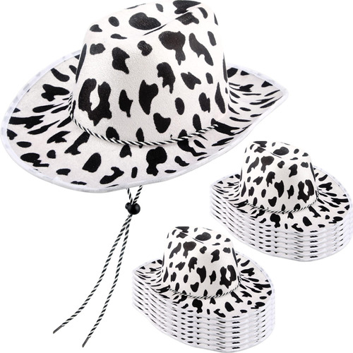 Sgbetter Paquete 14 Sombreros Vaquero Con Estampado Vaca A