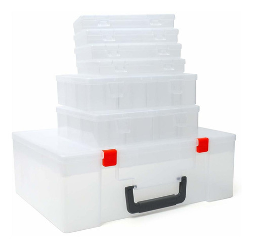 Uhouse 7 Unidad Contenedor Organizador Plastico Caja Divisor