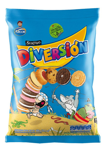 Galletitas Arcor Surtido Diversion X 400g