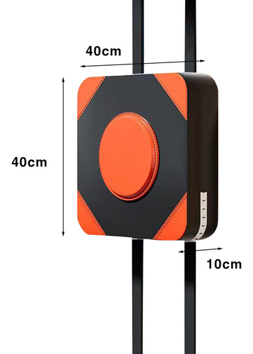 Almohadilla De Perforación De Pared Montada En Naranja 40cm