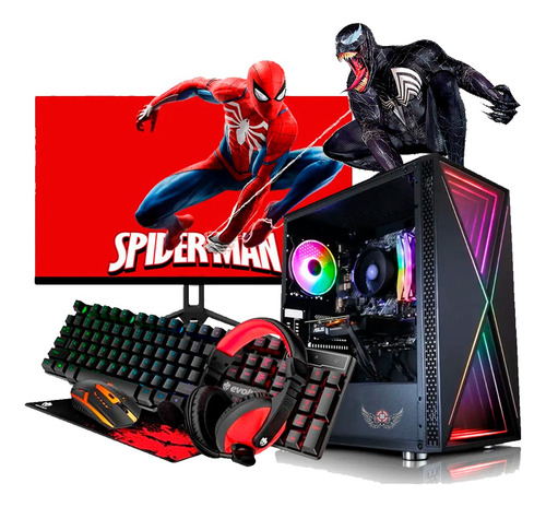 Pc Game Completo Ryzen 5 32gb / Rx 580 8gb / Roda Tudo + Wif