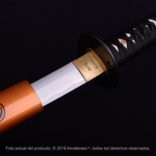 Imagen 3 de 10 de Katana Samurai Kensei 47 Ronin Trigo Acero 1045 Full Tang
