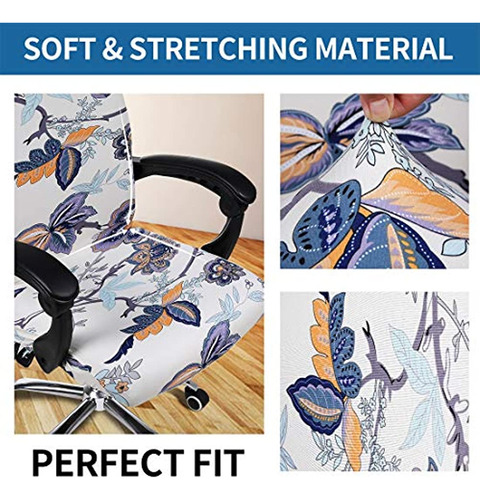 Fundas Para Silla Con Diseño Floral, Multicolor, Smiry