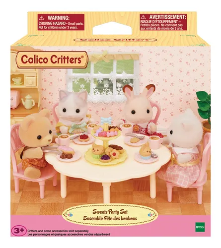 Set De Fiesta Calico Critters Sweets De Dollhouse Accessorie
