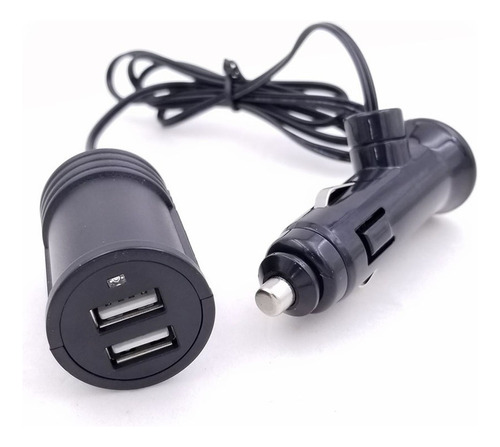 Cable Cargador Usb Para Celular 2 Usb 3.4a 12v 24v 1 Metro 