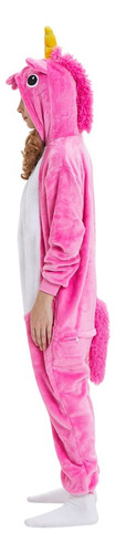 Pijama Kigurumi Unicornio Fuccia