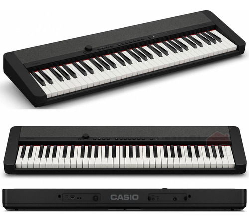 Teclado Organo Musical Sensitivo 5 Octavas Casio Cts1 Negro