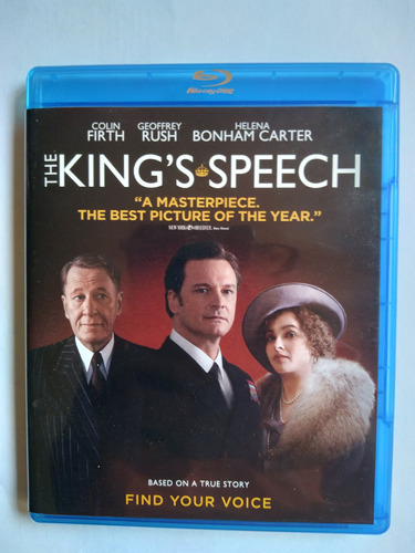 El Discurso Del Rey. Blu-ray Original Usado. Qqf.