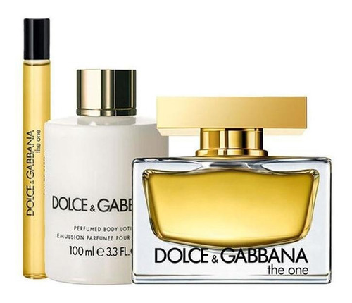 Kit The One Dolce & Gabbana Edp 75 ml + Bl 100 ml + Ts 10 ml