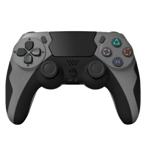 Joystick Inalámbrico Genérico Recargable Bluetooth 4.0 - Gris - Doubleshock Para Pc Gamer, Compatible con Ps4, Batería Recargable, Pantalla Táctil, Wireless Controller.