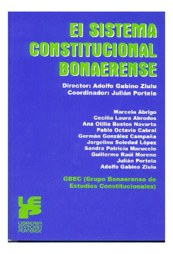 El Sistema Constitucional Bonaerense - Ziulu, Portela