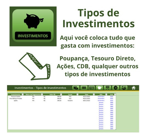 Planilha De Controle Financeiro De Contas A Pagar E Receber