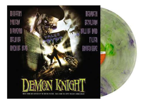Demon Knight Tales From The Crypt Lp Clear Purple Vinyl