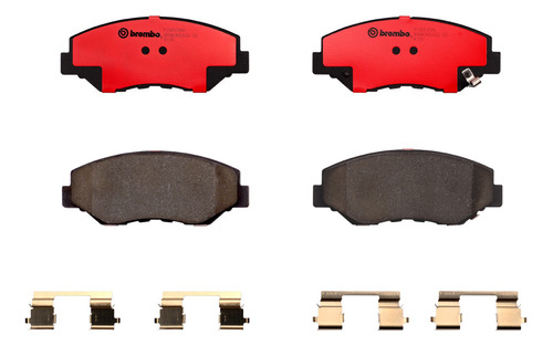 Balatas Delanteras Honda Cr-v Lx, Incl.shims 13-14 Brembo C.