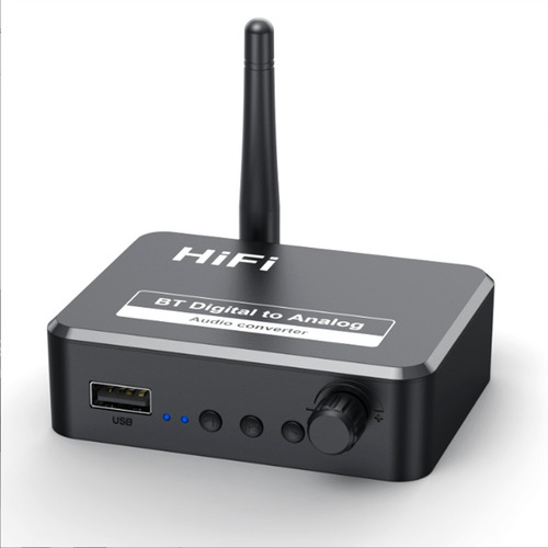 Adaptador Convertidor Dac De Audio Digital A Analógico Bluet