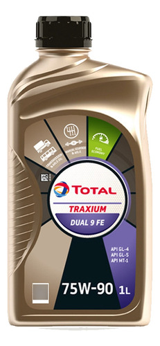 Óleo total Traxium Dual 9 Fe 75w-90 para transmissão dupla