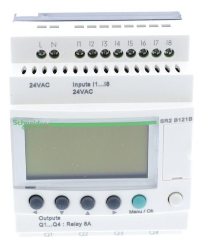 Sr2b121b Plc Compact Smart Relay, Zelio Logic Sr2 Sr3, 12 I