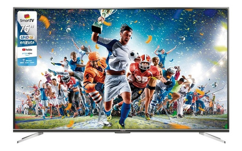 Tv Televisor Led Enxuta 75 4k Smartv Ledenx1275sdf4kl Albion