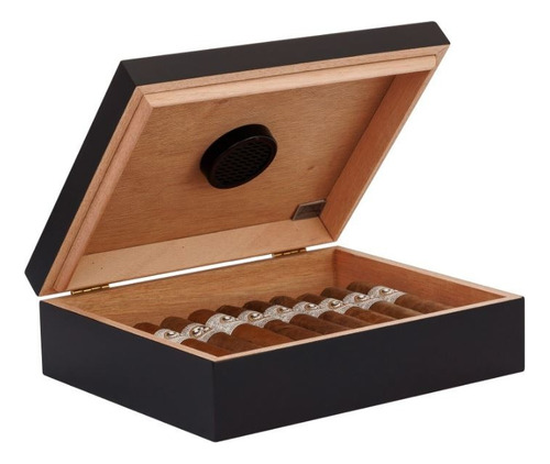 Humidor De Cedro P/puros Traveler Mahogany Cap 20