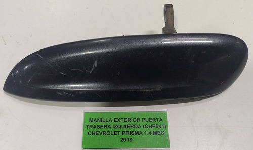 Manilla Exterior Puerta Tras Izq Chevrolet Prisma 1.4 2019