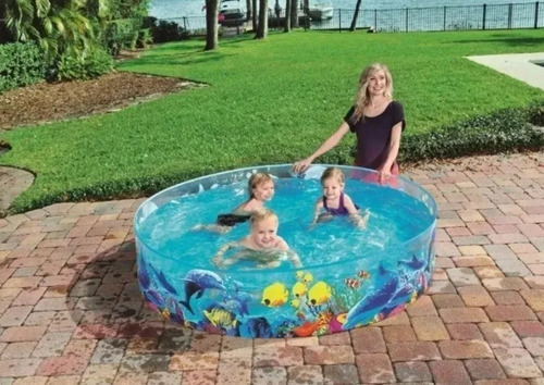 Imagen 2 de 4 de Alberca Para Niños Jumbo 1.83 Mts X 38 Cm Nueva
