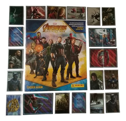 Álbum Avengers Infinity War- Tapa Dura - A Pegar- Panini