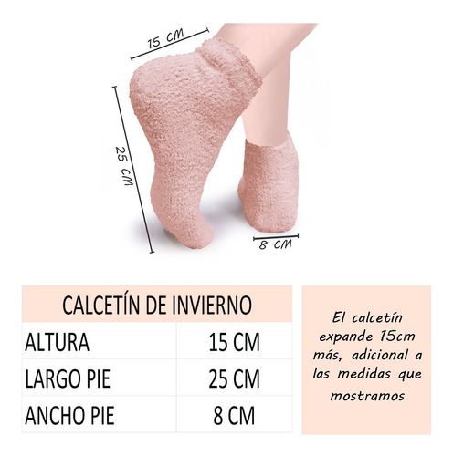 Calcetín Invierno Cómodo Suave Secret Tresures