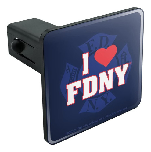 I Heart Fdny Tow Trailer Hitch Cover Plug Insert