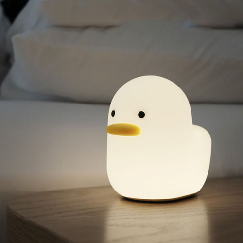 Lámpara Duck Night Light, Suave, De Silicona, Con Retraso