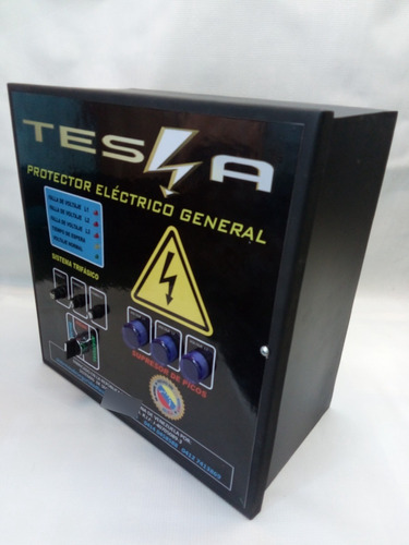 Protector Electrico General Tesla Trifasico 300 Amp Por Fase