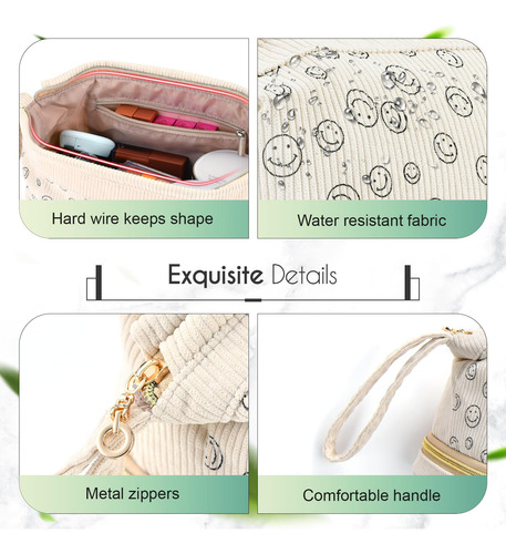 Bolsa Para Maquillaje De Z-smile, Diseño Z-sonrisa