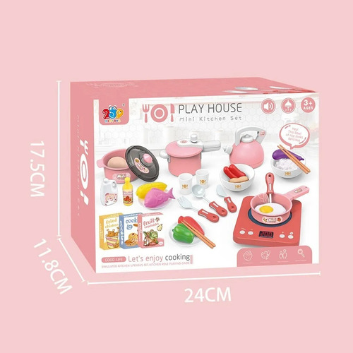 Juguete De Cocina Juegos De Cocina Para Niñas Regalo De 36pc